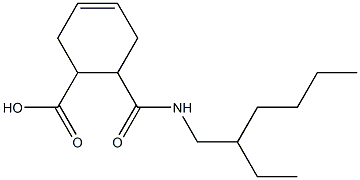 6-{[(2-ethylhexyl)amino]carbonyl}-3-cyclohexene-1-carboxylic acid,,结构式