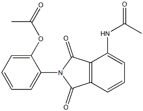  2-[4-(acetylamino)-1,3-dioxo-1,3-dihydro-2H-isoindol-2-yl]phenyl acetate