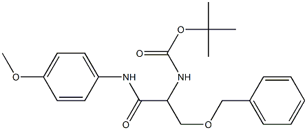 tert-butyl 1-[(benzyloxy)methyl]-2-(4-methoxyanilino)-2-oxoethylcarbamate|