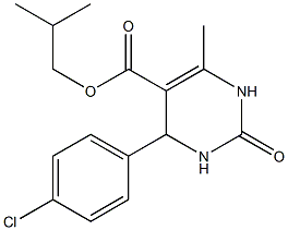 isobutyl 4-(4-chlorophenyl)-6-methyl-2-oxo-1,2,3,4-tetrahydro-5-pyrimidinecarboxylate