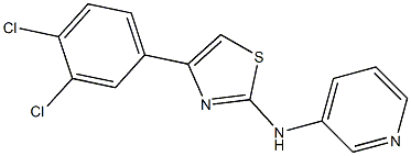 N-[4-(3,4-dichlorophenyl)-1,3-thiazol-2-yl]-N-(3-pyridinyl)amine Structure