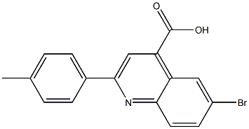  6-bromo-2-(4-methylphenyl)-4-quinolinecarboxylic acid