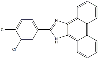 2-(3,4-dichlorophenyl)-1H-phenanthro[9,10-d]imidazole Structure