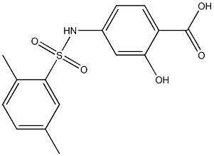 4-{[(2,5-dimethylphenyl)sulfonyl]amino}-2-hydroxybenzoic acid