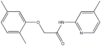  2-(2,5-dimethylphenoxy)-N-(4-methyl-2-pyridinyl)acetamide