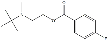 2-[tert-butyl(methyl)amino]ethyl 4-fluorobenzoate,,结构式
