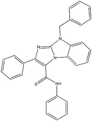 9-benzyl-N,2-diphenyl-9H-imidazo[1,2-a]benzimidazole-3-carbothioamide