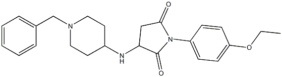 3-[(1-benzyl-4-piperidinyl)amino]-1-(4-ethoxyphenyl)-2,5-pyrrolidinedione