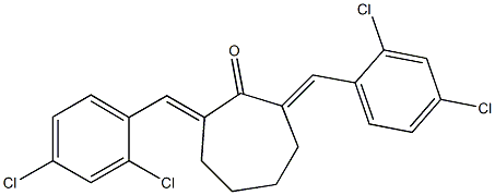 2,7-bis(2,4-dichlorobenzylidene)cycloheptanone|