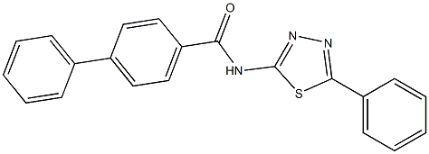 N-(5-phenyl-1,3,4-thiadiazol-2-yl)[1,1'-biphenyl]-4-carboxamide|