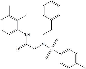 N-(2,3-dimethylphenyl)-2-[[(4-methylphenyl)sulfonyl](2-phenylethyl)amino]acetamide