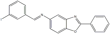  N-(3-iodobenzylidene)-N-(2-phenyl-1,3-benzoxazol-5-yl)amine