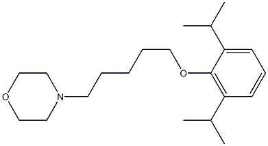 4-[5-(2,6-diisopropylphenoxy)pentyl]morpholine