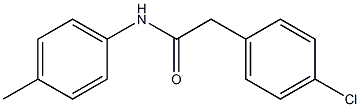2-(4-chlorophenyl)-N-(4-methylphenyl)acetamide Structure