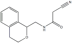 2-cyano-N-(3,4-dihydro-1H-isochromen-1-ylmethyl)acetamide