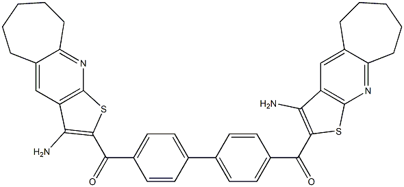 (3-amino-6,7,8,9-tetrahydro-5H-cyclohepta[b]thieno[3,2-e]pyridin-2-yl){4'-[(3-amino-6,7,8,9-tetrahydro-5H-cyclohepta[b]thieno[3,2-e]pyridin-2-yl)carbonyl][1,1'-biphenyl]-4-yl}methanone|