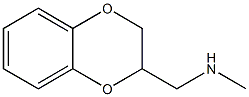 2,3-dihydro-1,4-benzodioxin-2-yl-N-methylmethanamine Struktur