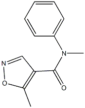 N,5-dimethyl-N-phenyl-4-isoxazolecarboxamide Struktur