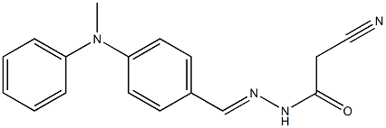 2-cyano-N'-[4-(methylanilino)benzylidene]acetohydrazide