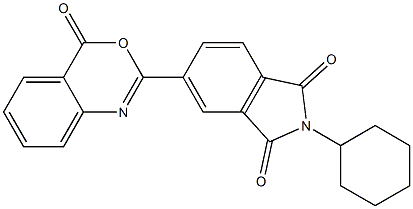 2-cyclohexyl-5-(4-oxo-4H-3,1-benzoxazin-2-yl)-1H-isoindole-1,3(2H)-dione