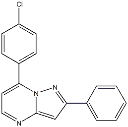 7-(4-chlorophenyl)-2-phenylpyrazolo[1,5-a]pyrimidine