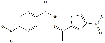 4-nitro-N'-(1-{4-nitro-2-thienyl}ethylidene)benzohydrazide