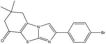 2-(4-bromophenyl)-6,6-dimethyl-6,7-dihydroimidazo[2,1-b][1,3]benzothiazol-8(5H)-one