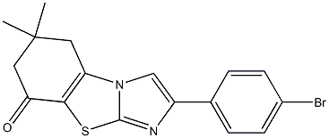  2-(4-bromophenyl)-6,6-dimethyl-6,7-dihydroimidazo[2,1-b][1,3]benzothiazol-8(5H)-one