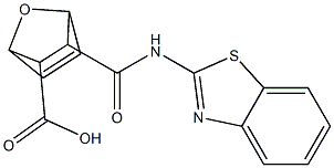  3-[(1,3-benzothiazol-2-ylamino)carbonyl]-7-oxabicyclo[2.2.1]hept-5-ene-2-carboxylic acid