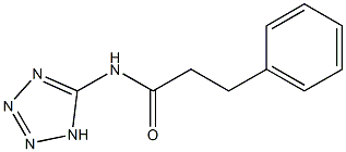 3-phenyl-N-(1H-tetraazol-5-yl)propanamide Struktur