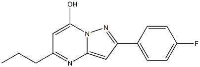 2-(4-fluorophenyl)-5-propylpyrazolo[1,5-a]pyrimidin-7-ol Structure