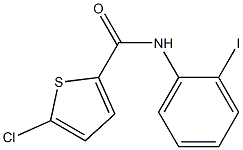  5-chloro-N-(2-iodophenyl)thiophene-2-carboxamide