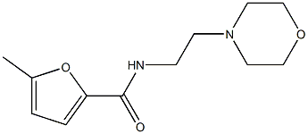 5-methyl-N-[2-(4-morpholinyl)ethyl]-2-furamide Struktur