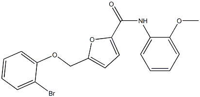 5-[(2-bromophenoxy)methyl]-N-(2-methoxyphenyl)-2-furamide