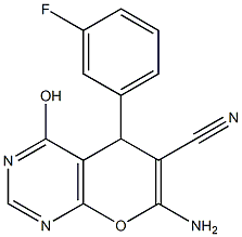 7-amino-5-(3-fluorophenyl)-4-hydroxy-5H-pyrano[2,3-d]pyrimidine-6-carbonitrile|