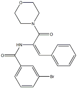 3-bromo-N-[1-(4-morpholinylcarbonyl)-2-phenylvinyl]benzamide