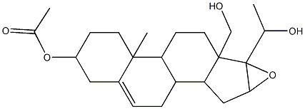 6b-(1-hydroxyethyl)-6a-(hydroxymethyl)-4a-methyl-2,3,4,4a,4b,5,6,6a,6b,7a,8,8a,8b,9-tetradecahydro-1H-naphtho[2',1':4,5]indeno[1,2-b]oxiren-2-yl acetate|