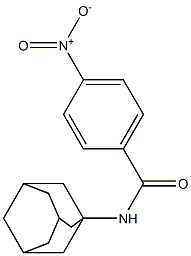 N-(1-adamantyl)-4-nitrobenzamide,,结构式