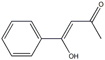 4-hydroxy-4-phenyl-3-buten-2-one 结构式