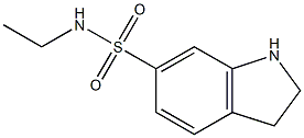N-ethyl-6-indolinesulfonamide 结构式
