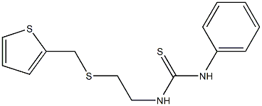 N-phenyl-N'-{2-[(thien-2-ylmethyl)sulfanyl]ethyl}thiourea|