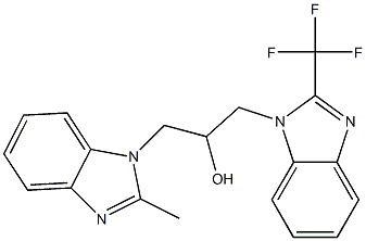 1-(2-methyl-1H-benzimidazol-1-yl)-3-[2-(trifluoromethyl)-1H-benzimidazol-1-yl]-2-propanol
