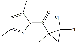 1-[(2,2-dichloro-1-methylcyclopropyl)carbonyl]-3,5-dimethyl-1H-pyrazole|