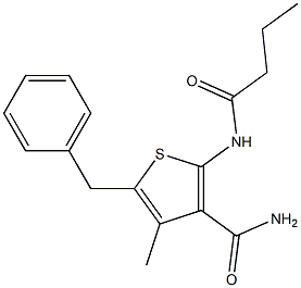 5-benzyl-2-(butyrylamino)-4-methylthiophene-3-carboxamide