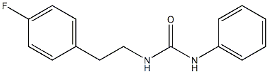 N-[2-(4-fluorophenyl)ethyl]-N'-phenylurea,,结构式