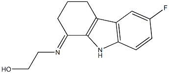 2-[(6-fluoro-2,3,4,9-tetrahydro-1H-carbazol-1-ylidene)amino]ethanol