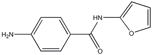 4-amino-N-(2-furyl)benzamide Struktur