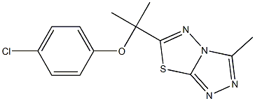 4-chlorophenyl1-methyl-1-(3-methyl[1,2,4]triazolo[3,4-b][1,3,4]thiadiazol-6-yl)ethylether