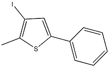 3-iodo-2-methyl-5-phenylthiophene Structure