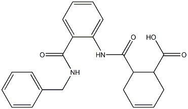  6-({2-[(benzylamino)carbonyl]anilino}carbonyl)-3-cyclohexene-1-carboxylic acid